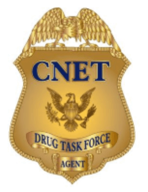 CNET Drug Task Force badge